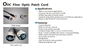 LC / UPC Singlemode ODS Tak / Soket Ile 4 Çekirdek Açık Fiber Optik Patch Cord Kablosu