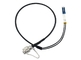 Siyah Fiber Optik Yama Kabloları BBU RRU Baz Istasyonu için 2 Çekirdekli FTTA ODC Konektörü