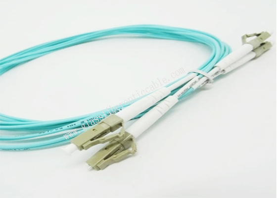 Blue FO Patch Cable OM3 1C 2C LSZH Length 20M 30M 50M Connector Type LC UPC